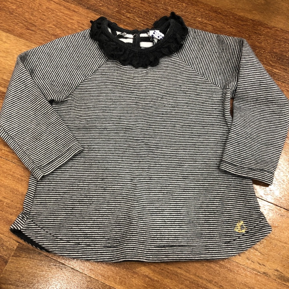 Petit bateau long sleeve shirt 18m